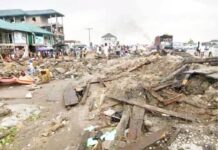 Pain And Anguish Across Yenegoa As Gov Diri Demolishes Illegal Structures illegal structures