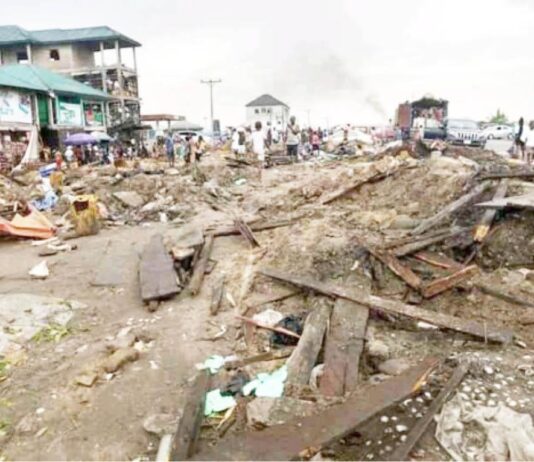 Pain And Anguish Across Yenegoa As Gov Diri Demolishes Illegal Structures illegal structures