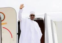 Just In: 3 Months After, President Buhari Returns To UK For Medical Check-up UK Medical trip