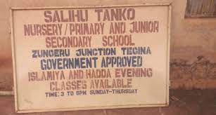 Tanko Salihu Islamiyya School, Tegina, in Rafi Local Government Area of Niger State