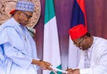 President Buhari Is Not Marginalizing Southeast – Gov Umahi umahi and buhari
