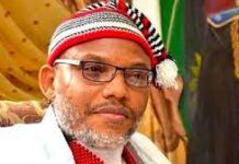 Mazi Nnamdi Kanu Sends Message To IPOB Members From DSS Custody As He Finally Meets His Lawyer Ejiofor nnamdi kanu