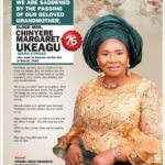 EXIT Of An Icon : The Final Journey of Mama CONNAK – Late Elder Mrs. Chinyere Margaret Ukeagu